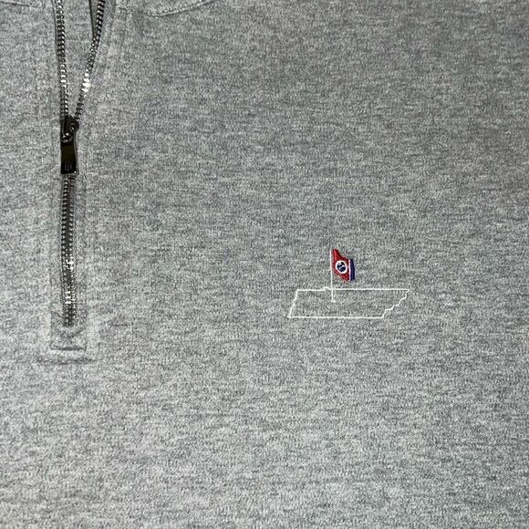 Holderness & Bourne The Robbins Vest Tailored Fit Gray Embroidered size XXL - Picture 4 of 7